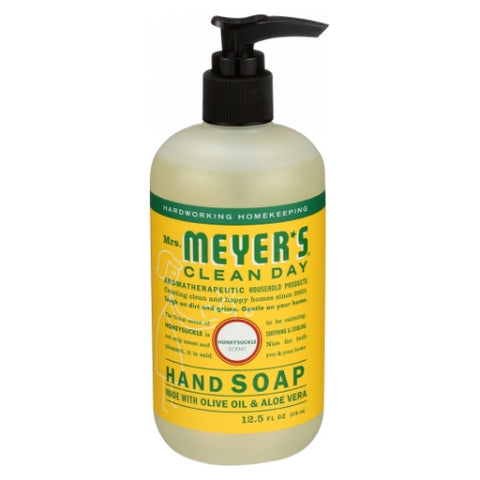Mrs. Meyer's, Liquid Hand Soap, Honeysuckle 12.5 Oz (Case of 3)