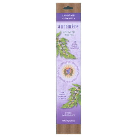 Auromere, Ayurvedic Incense, Sambrani 1 Count