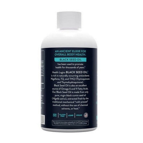 Health Logics, Black Seed Oil, 6 Oz Health Logics