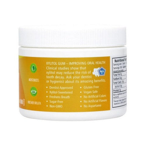 Xlear Inc, Spry Dental Defense Sugar Free Gum With Xylitol Natural Fruit, 100 Pieces Xlear Inc