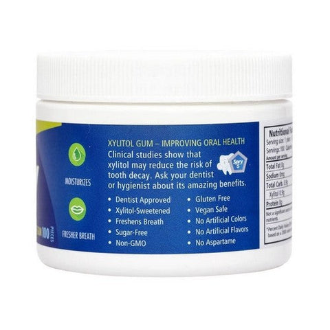Xlear Inc, Spry Dental Defense Sugar Free Gum With Xylitol Natural Peppermint, 100 Pieces Xlear Inc