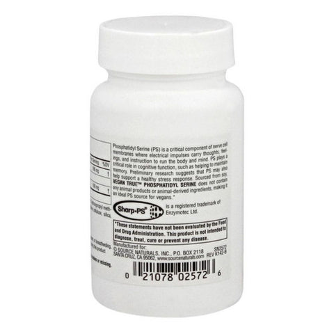Source Naturals, Phosphatidyl Serine 100, 100 mg, 30 Caps