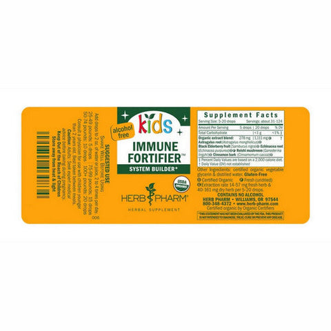 Herb Pharm, Kids Immune Fortifier, 4 Oz Herb Pharm