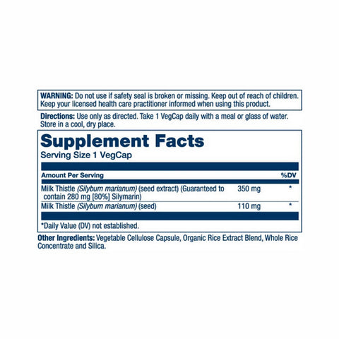 Solaray, Milk Thistle One Daily, 60 Caps