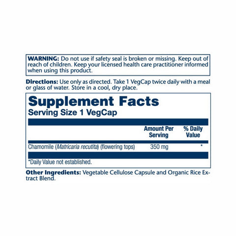 Solaray, Chamomile, 350 mg, 100 Caps