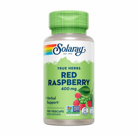 Solaray, Red Raspberry, 400 mg, 100 Caps