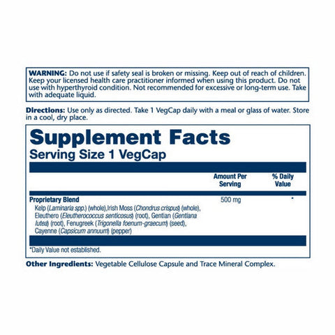 Solaray, Thyroid Blend SP-26, 100 Veg Caps Solaray