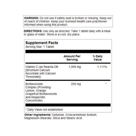 Kal, Reacta-C, 1,000 mg, 120 Tabs