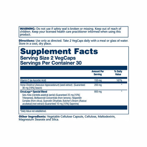 Solaray, Circulegs, 60 Caps