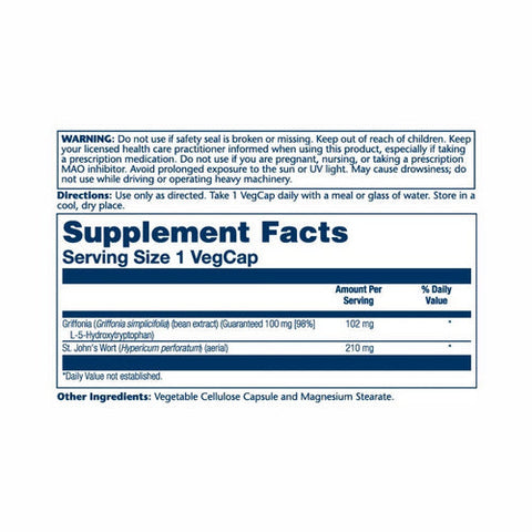 Solaray, 5-HTP, 30 Caps Solaray