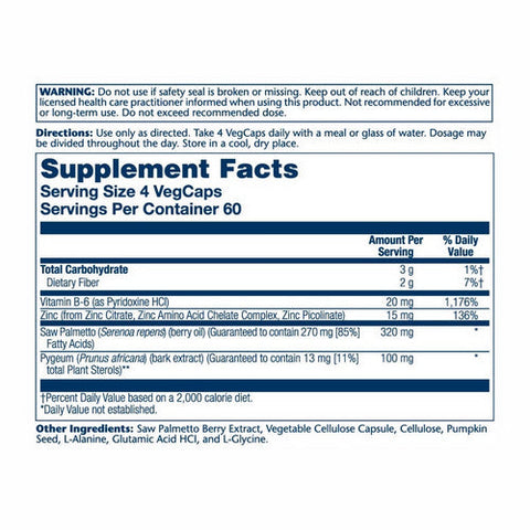 Solaray, Pygeum & Saw Palmetto, 240 Caps Solaray