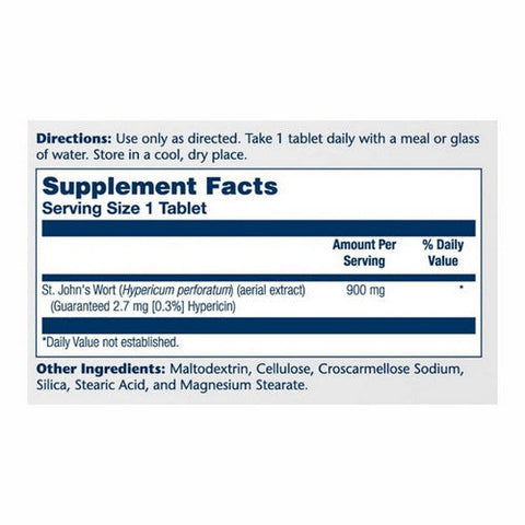 Solaray, St. John's Wort One Daily, 30 Tabs Solaray