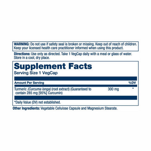 Solaray, Turmeric Root Extract, 300 mg, 60 Caps