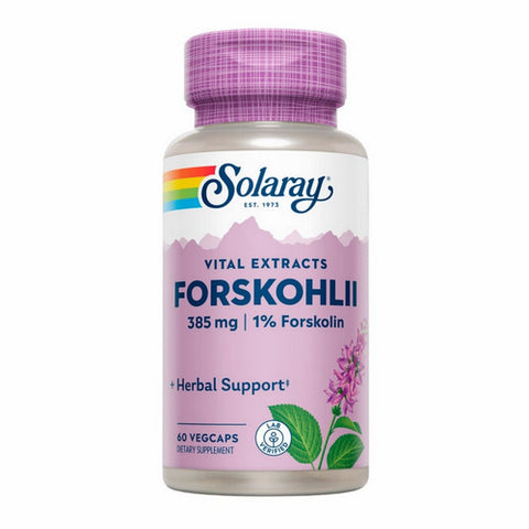 Solaray, Forskohlii, 385 mg, 60 Caps