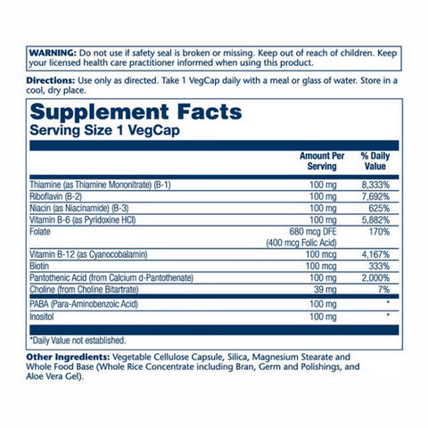 Solaray, B-Complex 100, 250 Caps