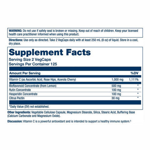 Solaray, Buffered Super Bio Vitamin C, 1000 Mg, 250 Veg Caps Solaray