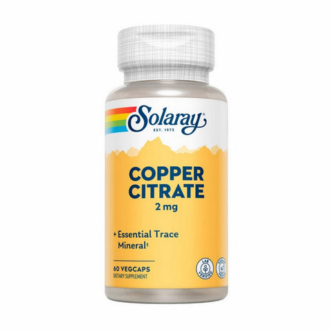 Solaray, Copper Citrate, 60 Caps
