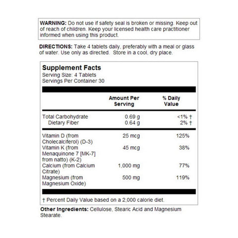 Kal, Ultra Cal-Citrate+, 120 Tabs