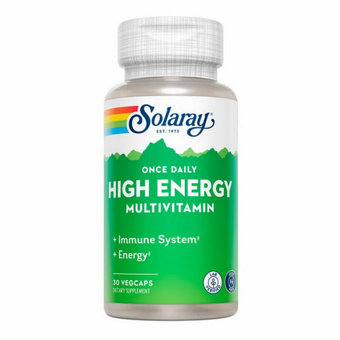 Solaray, Once Daily High Energy Iron-Free, 30 Caps