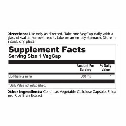 Solaray, DL-Phenylalanine, 500 mg, 60 Caps