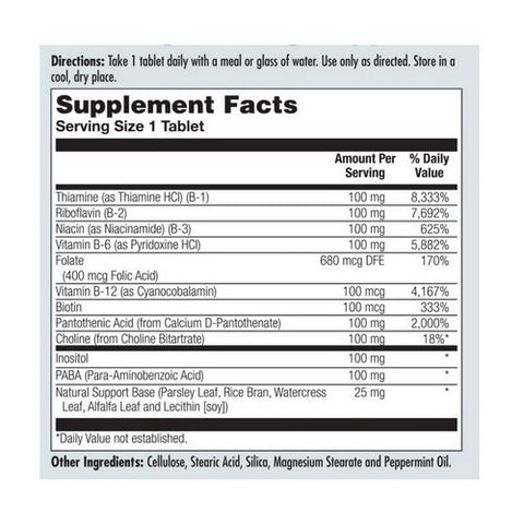 Kal, B-100 Complex Sustained Release, 120 Tabs