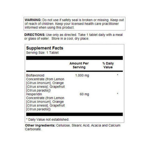 Kal, Bioflavonoids 1000, 100 Tabs