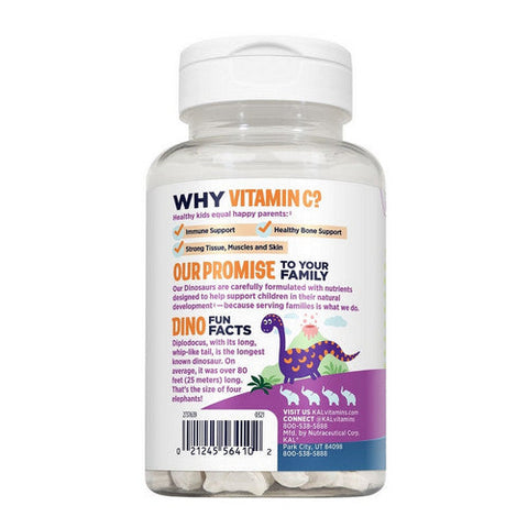 Kal, Vitamin C-Rex, Orange 100 Chews Kal