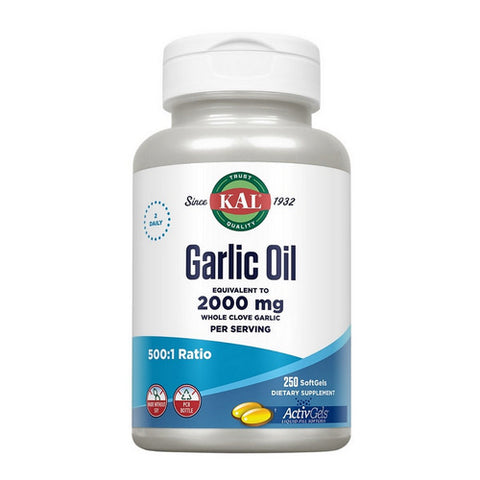 Kal, Garlic Oil 1500, 250 Softgels