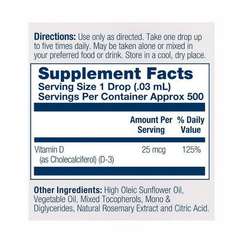 Solaray, Liquid D-3, 0.5 oz Solaray
