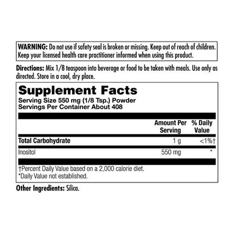Kal, Inositol Powder, 550 mg, 8 oz