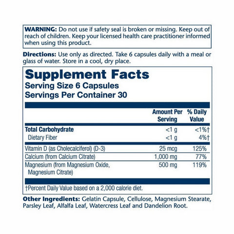 Solaray, Cal-Mag Citrate, 1,000 IU, 180 Caps