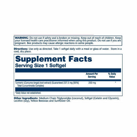 Solaray, Curcumin, 250 mg, 30 Softgels