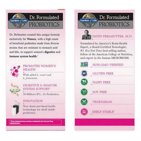 Garden of Life, Dr. Formulated Probiotics Once Daily Women's, 50 Billion, 30 Veg Caps Garden of Life