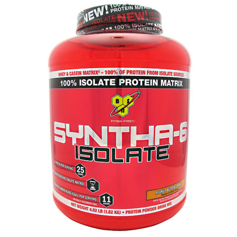 BSN Inc., Syntha-6 Isolate, Peanut Butter Cook 4 lbs