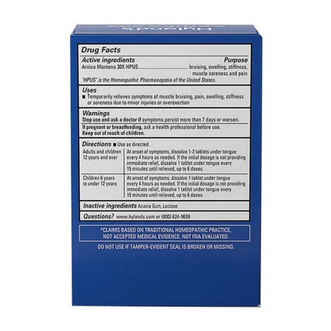 Hylands, Arnica 30X, 50 Tab