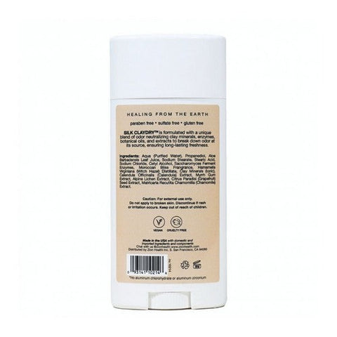 Zion Health, Clay Dry Bold Moroccan Bliss Natural Deodorant, 2.5 OZ Zion Health