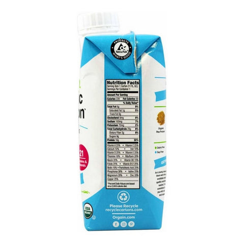 Orgain, Organic Vegan Nutritional Shake Sweet Vanilla Bean, 11 Oz(Case Of 12)