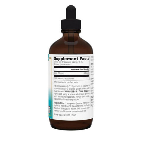 Source Naturals, Wellness Colloidal Silver Liquid, 30 Ppm, 8 Oz