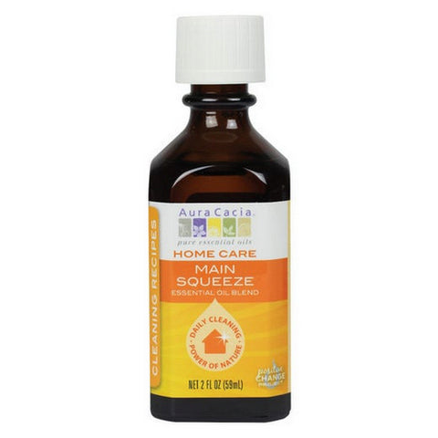 Aura Cacia, Home Care Essential Oil Blend Main Squeeze, 2 Oz