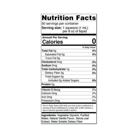 Sweetleaf Stevia, Sweet Drops Vanilla, Vanilla 1.7 Oz