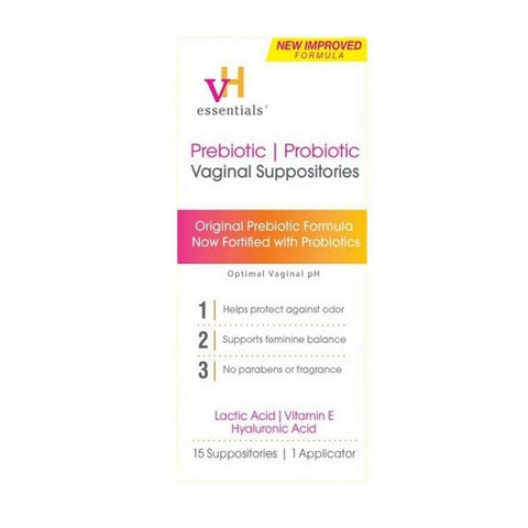 Womens Health Formulas / Lake Consumer Products, Prebiotic Vaginal Suppositories, 15 Count