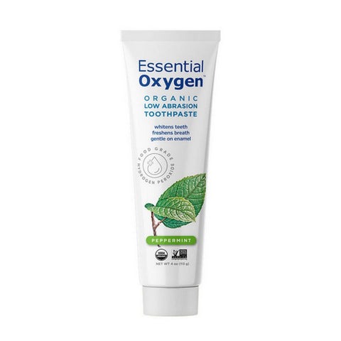 Essential Oxygen, BR Organic Toothpaste Peppermint, 4 Oz