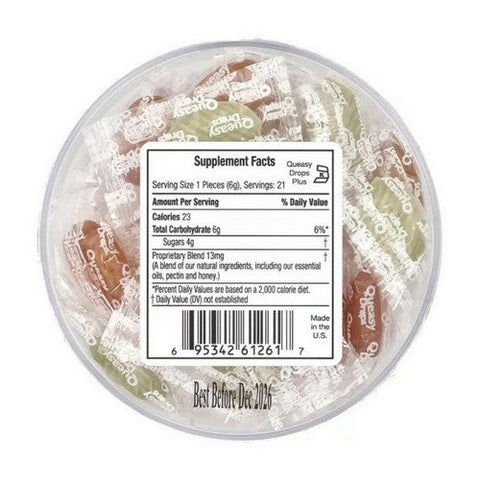 Three Lollies, Queasy Drops Plus Assorted Honey, 21 Pieces Three Lollies
