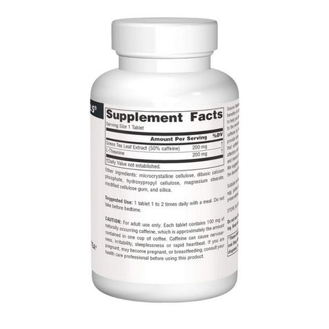 Source Naturals, Caffeine+ L-Theanine, 120 Tabs