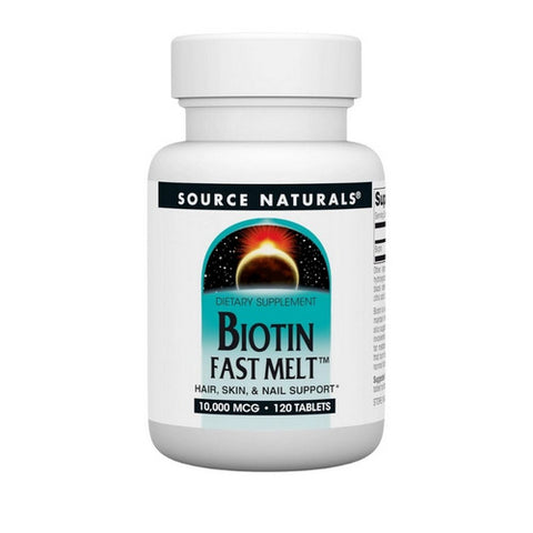 Source Naturals, Biotin, 10 000 mg, 120 Tabs