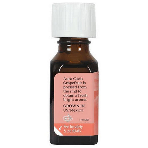 Aura Cacia, Essential Oil Grapefruit, 0.5 Oz