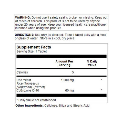 Kal, Red Yeast Rice CoQ10, 30 Tabs Kal