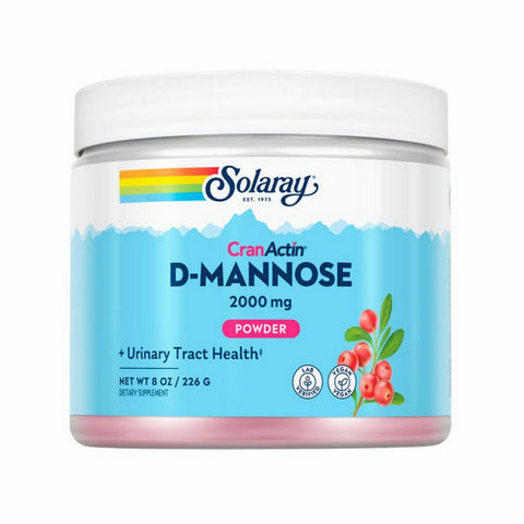 Solaray, D-Mannose with CranActin, Lemon Berry 216 Grams