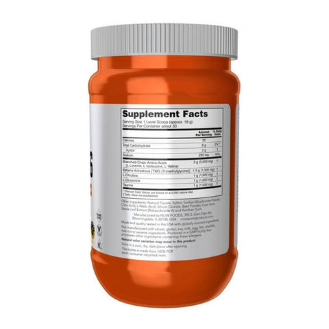 Now Foods, BCAA Big 6, Watermelon Flavor 600 Grams