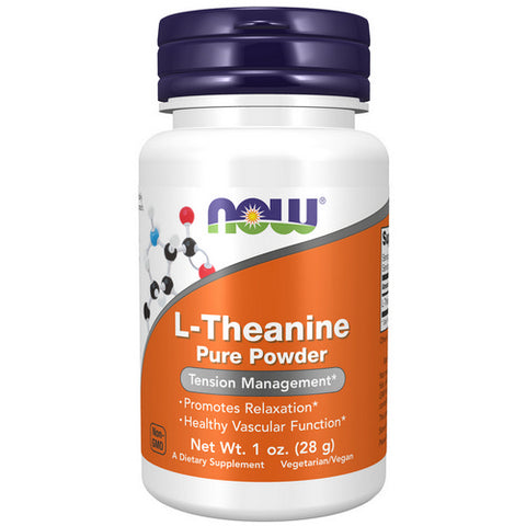 Now Foods, L-Theanine Powder, 1 Oz